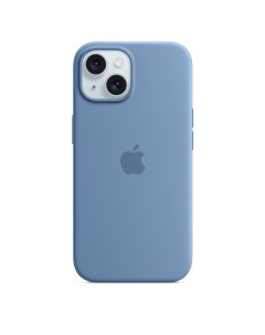 Чехол для смартфона iPhone 15 Silicone Case MagSafe Winter Blue Apple