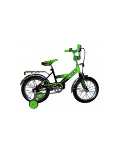Велосипед детский Flame 12 зеленый черный Viking