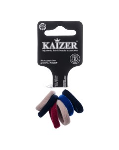 Резинка Колечки тканевая d 30 х 7 мм 6 шт в ассортименте цвет по наличию Kaizer