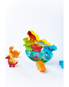 Развивающая игрушка Мотессори Балансир с динозаврами 3 Sellwildwoman