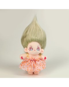 Кукла Идол зеленые волосы в розовом платье Nobrand