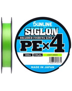 Шнур SIGLON PE4 63052126 Light Green 300 м Sunline