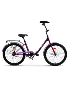 Велосипед Smart 24 1 1 рама 24 фиолетовый Аист