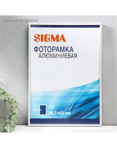 Фоторамка алюминиевая 29 7 х 42 см Sigma