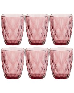 Набор стаканов Ромбо из 6шт серия Muza color 240мл в 10 см _781 124 Lefard
