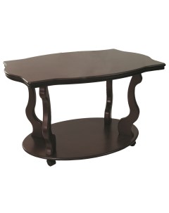 Журнальный столик Берже 3 56х94х60 см коричневый Мебелик