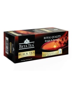 Чай черный Королевское качество в пакетиках 2 г х 25 шт Beta tea