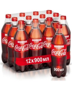 Напиток Zero сильногазированный низкокалорийный 900мл упаковка 12 шт Coca-cola