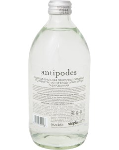 Вода питьевая газированная 0 5 л 24 штуки в упаковке Antipodes