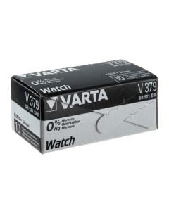 Батарейка цинковая Varta V379 SR521SW SR63 G0 1BL 1 55В блистер 1 шт 10 шт Nobrand