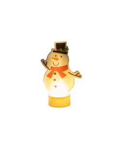 Новогодний светильник Снеговик белый теплый Luazon lighting