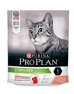 Сухой корм для кошек Purina для стерилизованных лосось 400 г Pro plan