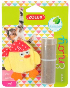 Игрушка для кошек цыпочка с кошачьей мятой в комплекте 7см Zolux