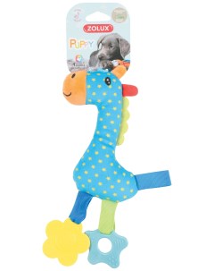Плюшевая игрушка Радужный пони с пищалкой голубая 27см Zolux