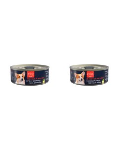 Консервы для собак Smart рубленое мясо с ягненком и индейкой 2 шт по 100 г Petibon