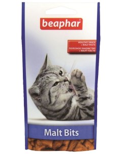 Лакомство для кошек Malt Bits подушечки с мальт пастой курица 300 шт 150 г Beaphar