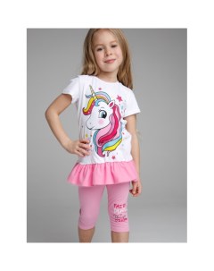 Комплект для девочек Sweet dreams kids girls футболка бриджи 12322214 Playtoday