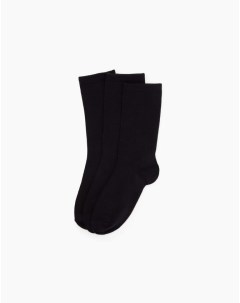 Черные базовые носки 3 пары Gloria jeans