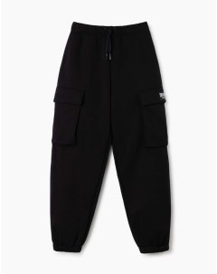Чёрные спортивные брюки Cargo для мальчика Gloria jeans