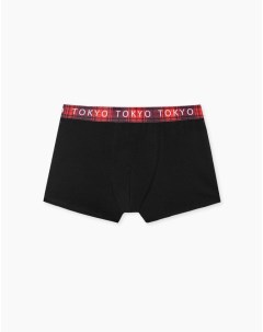 Чёрные боксеры с надписью Tokyo Gloria jeans