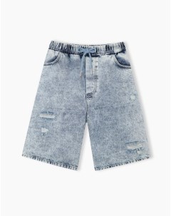 Джинсовые шорты Bermudas с рваной отделкой Gloria jeans