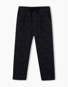 Серые клетчатые брюки Tapered для мальчика Gloria jeans