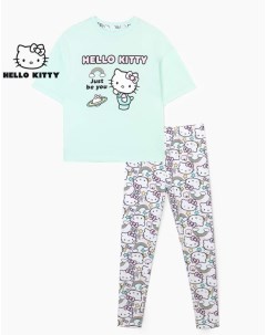 Пижама с принтом из коллекции Hello Kitty для девочки Gloria jeans
