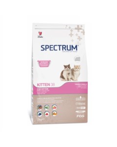 Kitten 38 Сухой корм для котят 2 12 мес контроль стресса после отлучения 2 кг Spectrum
