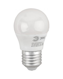 Лампа светодиодная Б0030024 ECO LED P45 8W 827 E27 диод шар 8Вт тепл E27 Era