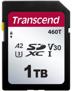 Промышленная карта памяти SDXC 1024Gb TS1TSDC460T 460T A2 U3 V30 3D TLC BiCS5 Transcend