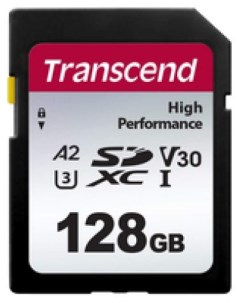 Промышленная карта памяти SDXC 128Gb TS128GSDC460T 460T A2 U3 V30 3D TLC BiCS5 Transcend