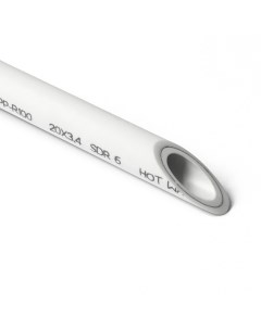 Труба армированная алюминием Duo Sdr 6 25х4 2 мм универсальная белая Pro aqua