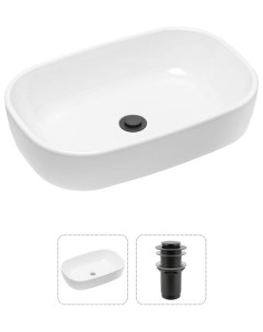 Комплект 2 в 1 Bathroom Sink 21520790 накладная фарфоровая раковина 54 см донный клапан Lavinia boho