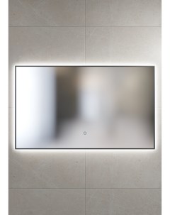 Зеркало Панорама Black 120x60 с подсветкой Sanvit