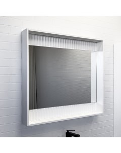 Зеркало Марсель 90 с подсветкой белое матовое Comforty