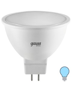 Лампа светодиодная MR16 GU5 3 170 240 В 8 5 Вт спот матовая 700 лм холодный белый свет Gauss