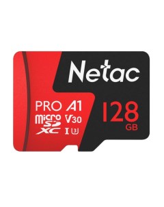 Карта памяти MicroSD card P500 Extreme Pro 128GB NT02P500PRO 128G R Netac