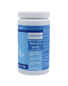 Пивные дрожжи Brewer's yeast с чесноком и биотином 140таб Global-vet