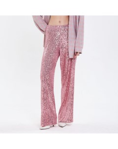 Розовые брюки с пайетками Mollis