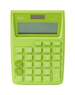 Калькулятор настольный E1122 GRN 12 разрядный зеленый Deli