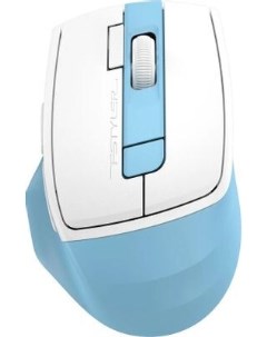 Компьютерная мышь Fstyler FG45CS Air голубой белый A4tech