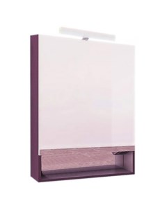 Зеркальный шкаф для ванной Gap 80 фиолетовый Roca