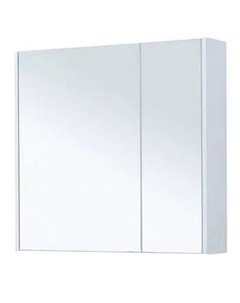 Зеркальный шкаф для ванной Палермо 80 белый Aquanet