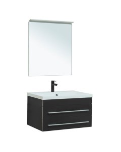 Комплект мебели для ванной Верона 00287638 матовый Aquanet