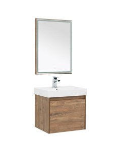 Комплект мебели для ванной Nova Lite 00254215 дуб рустикальный Aquanet