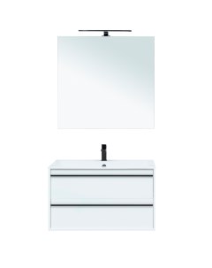 Комплект мебели для ванной Lino 00271957 матовый Aquanet