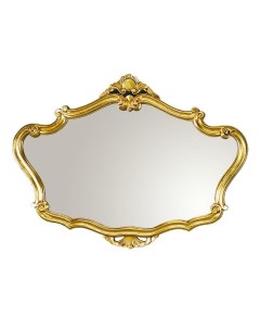 Зеркало для ванной 93х69 золото Caprigo