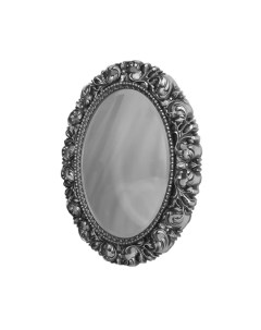 Зеркало для ванной 80х100 античное серебро Caprigo