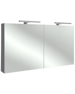 Зеркальный шкаф для ванной 120 EB798RU серый антрацит Jacob delafon