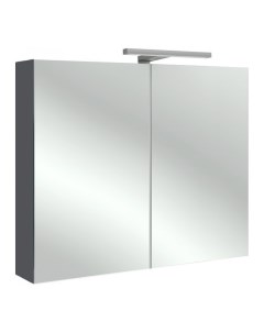 Зеркальный шкаф для ванной 80 EB796RU серый антрацит Jacob delafon